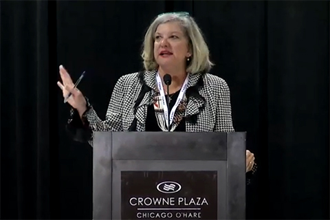 General Secretary Dawn Wiggins Hare expresses the importance of the work of the GCSRW along with the annual conference response teams at Do No Harm 2015.