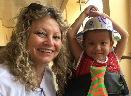 Photo courtesy of The Woodlands United Methodist Church  The Woodlands United Methodist Church, near Houston, Texas, has a dedicated team of volunteers to support the disability ministry, including Carol Baker.