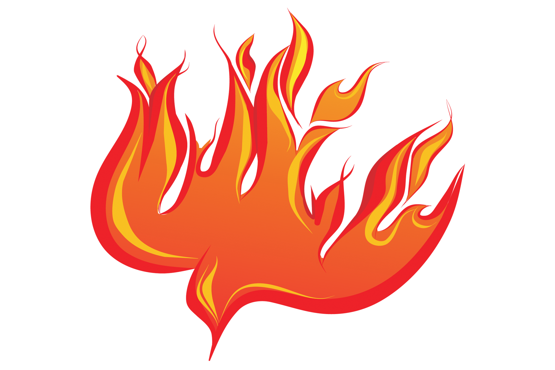 Pentecost image representing the descending of the Holy Spirit like a dove. Image by SadMonkey Design, CreationSwap. 