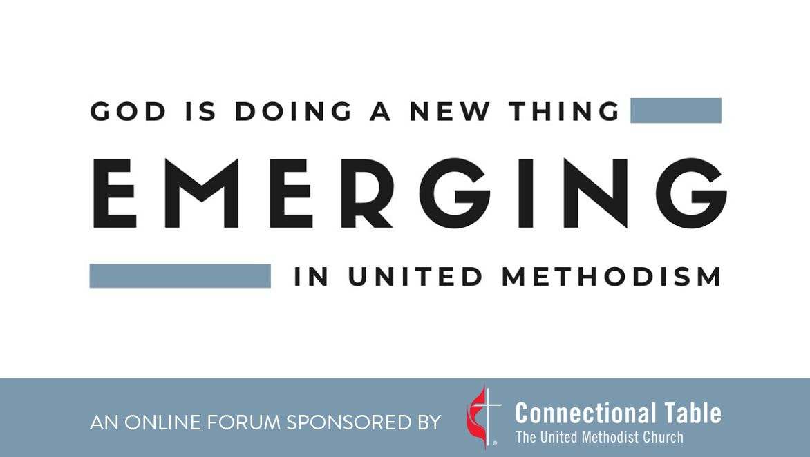 Emerging is a space to invite critical thinking and reflection on what is emerging in Methodism. Logo courtesy of the Connectional Table. 