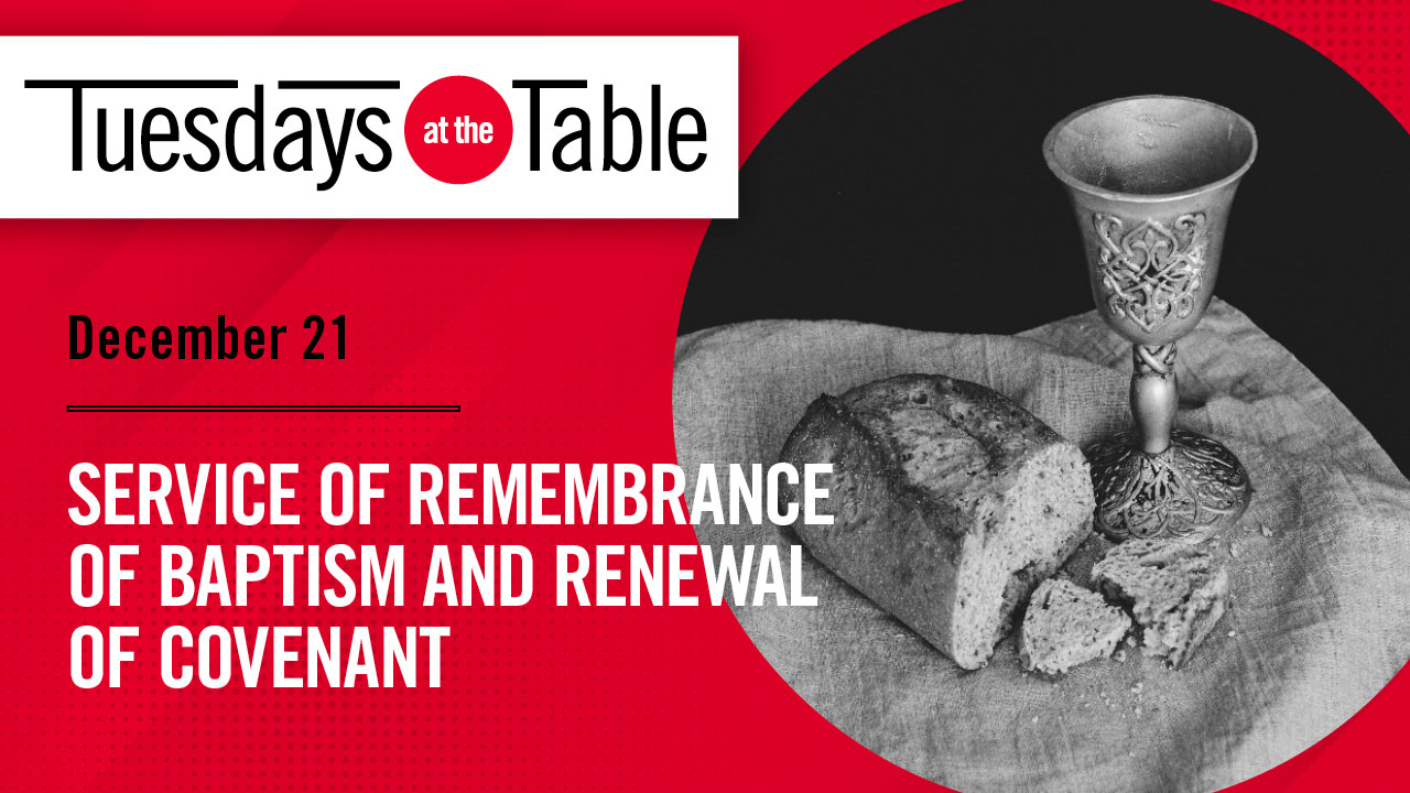 Join us as we prepare for a new year by recommitting ourselves to God and the ministries to which we are called.