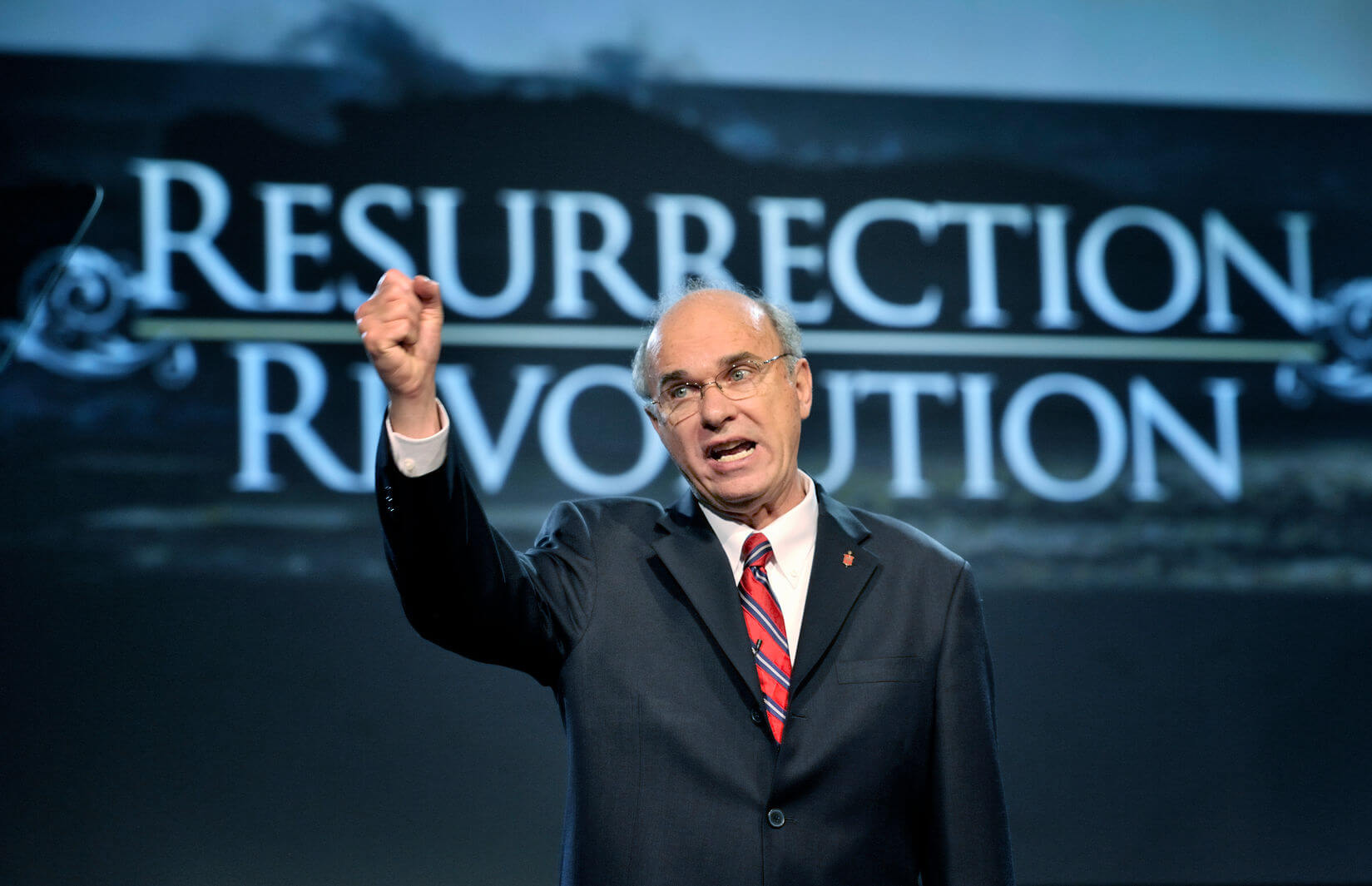 Bishop Peter Weaver of the Boston Area delivers the Episcopal Address to an April 25 session of the 2012 United Methodist General Conference in Tampa, Fla. Weaver developed and presented the address on behalf of the United Methodist Council of Bishops. A UMNS photo by Paul Jeffrey.