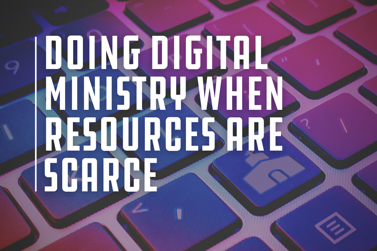 Shane Russo was our adjunct professor on Pastoring in the Digital Parish