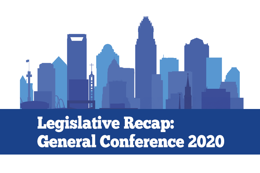Share these legislative highlights of the postponed 2020 / 2024 General Conference held April 23-May 3, 2024, in Charlotte, NC. 