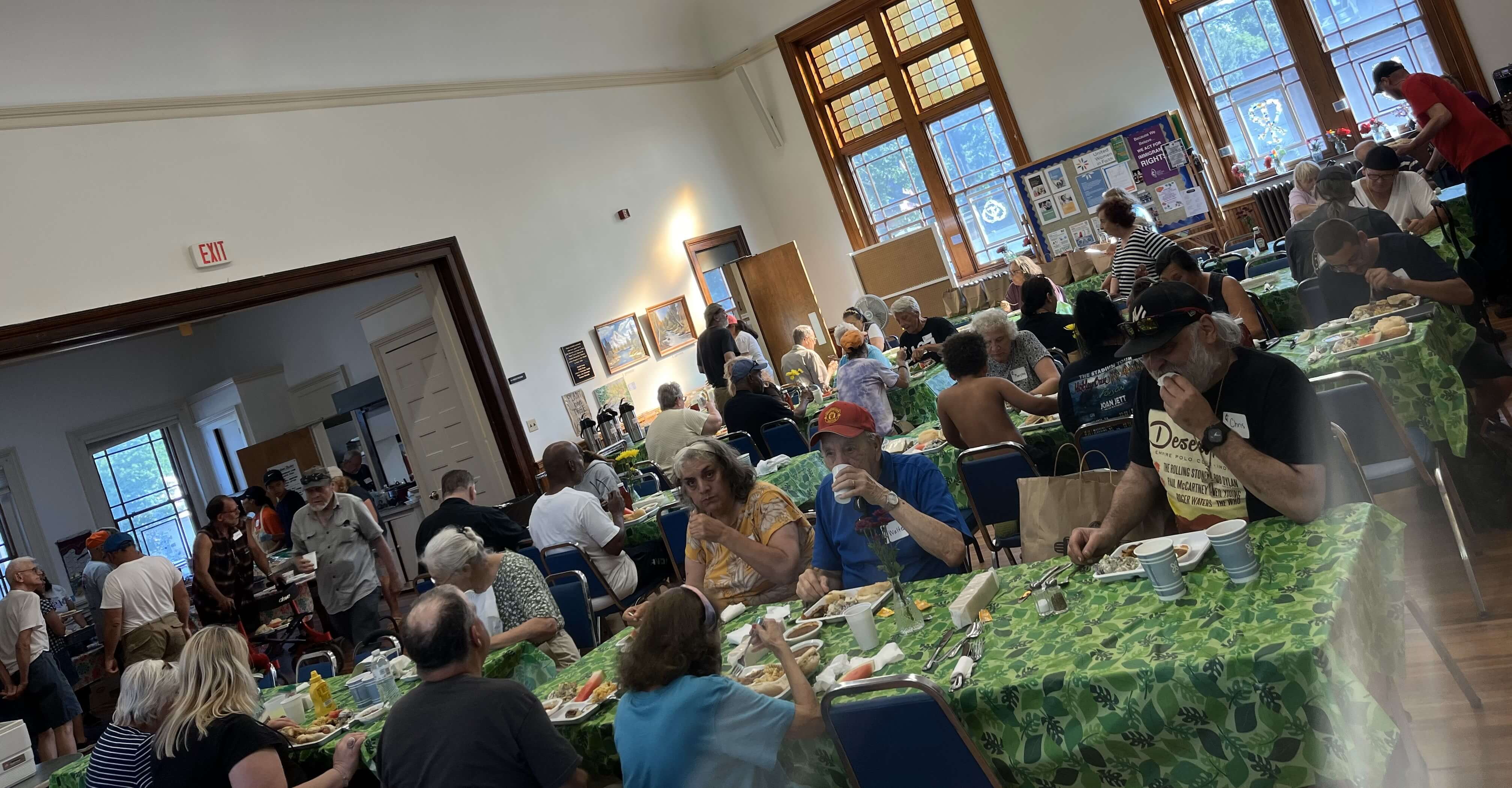 Every fourth Thursday of the month Mary Taylor Memorial UMC hosts a free community supper. Photo courtesy of Rachel Merva.