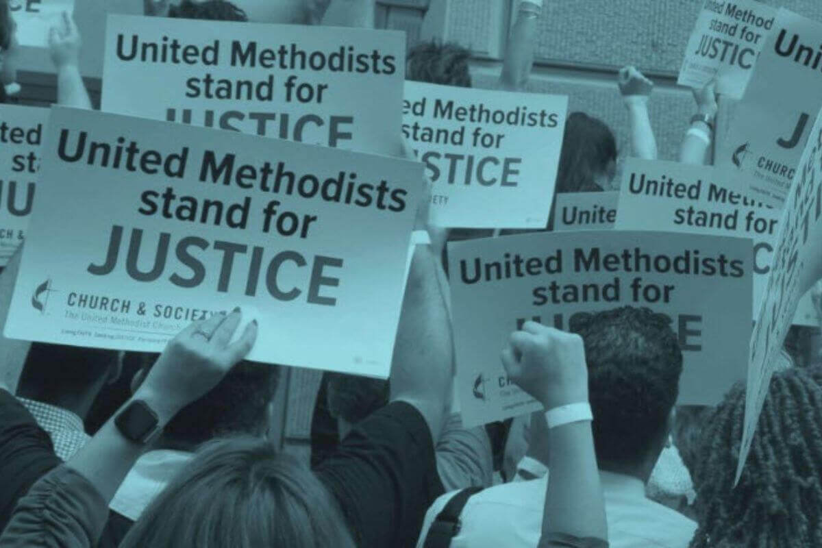 United Methodists stand for justice