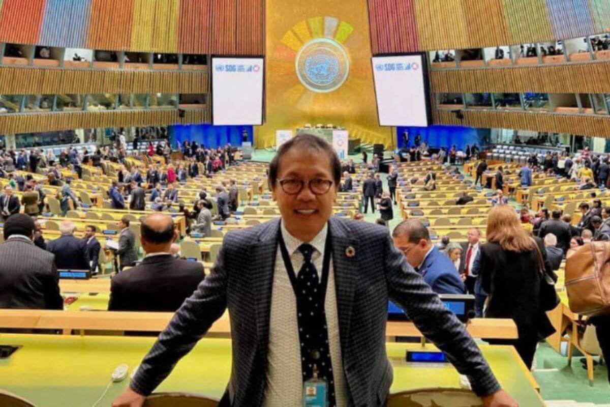 Rev. Dr. Liberato (Levi) Bautista) GBCS Assistant General Secretary for United Nations and International Affairs at the United Nations General Assembly